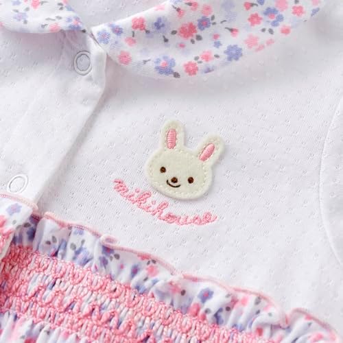Amazon.co.jp: [ミキハウス] ショートオール ロンパース 半袖 花柄