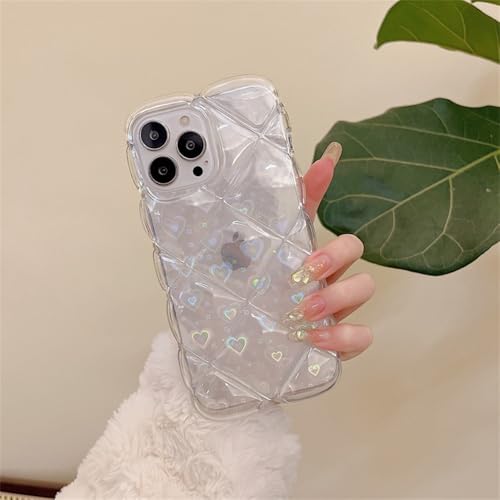 Coque iPhone 12 transparente fleurs 3D de haute qualité souple