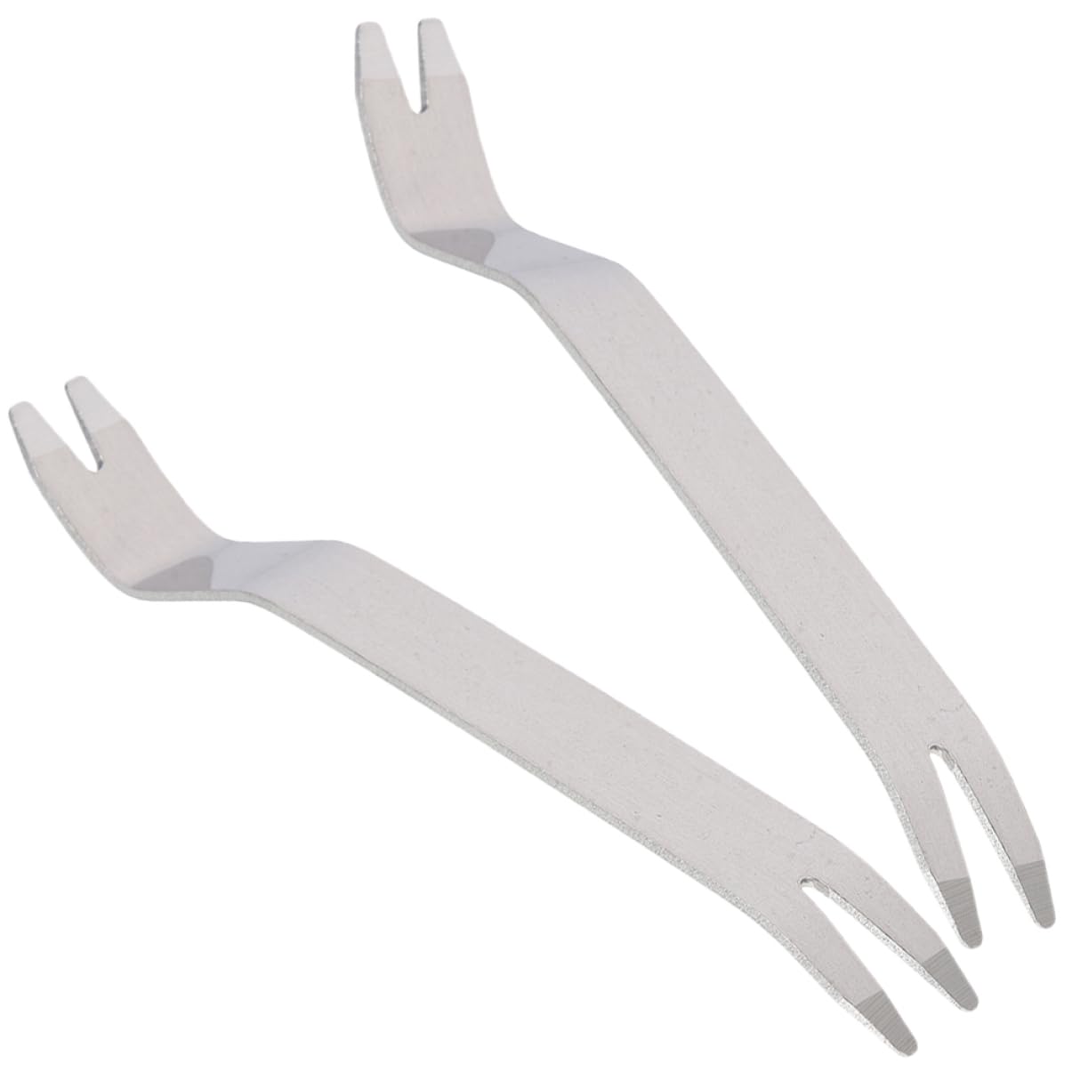 SEWACC 2pcs Stainless Steel Trim Removal Tools Auto Kit Easy Use Pry Tools for Car Door Window Trim Panel Disassembly -scratch Design for Efficient Repairs