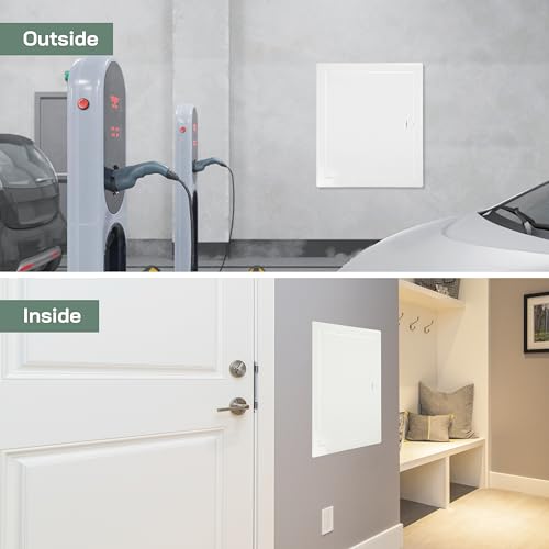 Vent Systems 10" x 12" Inch Metal Access Panel - Access Door for Inspection, Plumbing and Electrical Utility Service - Drywall, Wall and Ceiling Mount Wall Plate - Basement Crawl Space Door