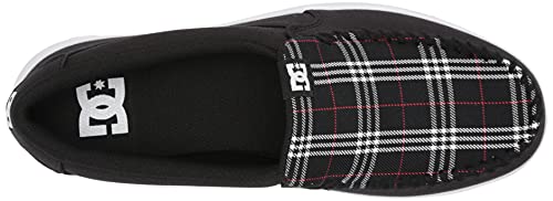 Dc Women's Villain 2 Slip On Casual Slipper Skate Shoe, Black/Plaid, 7.5 #TOP4
