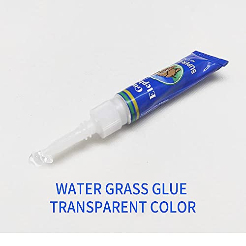 Xiaoyue Aquarium Glue, Instant Clear Glue For Plants Corals Aquascaping,25 Pcs Safe And Quick-Drying Aquascape Water Plant Aquatic Plants, Moss, Coral, Stone, Wood, Etc - Transparent Color #TOP3