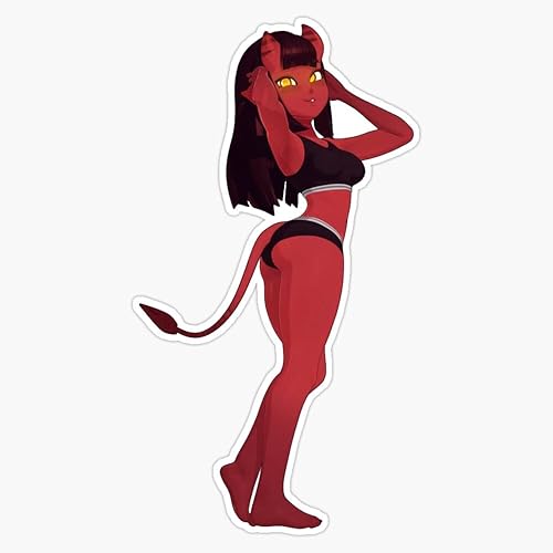 Meru The Succubus Anime Sticker Vinyl Waterproof Sticker Decal Car Laptop Wall Window Bumper Sticker 5"
