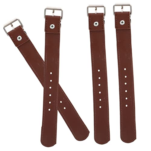 Happyyami 2 Pairs Adjustable Bike Basket Straps Detachable Belt for Bicycle Accessories Convenient Durable Stylish for Front Baskets