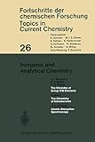  Inorganic and Analytical Chemistry: 26 (Topics in Current Chemistry)