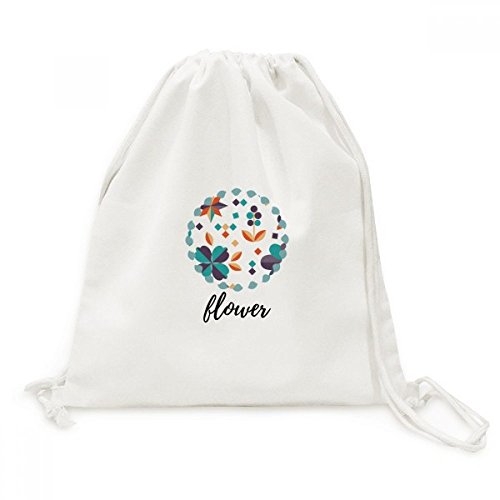 Sac cordon fleur pixel pour vos randonnées urbaines et vacances