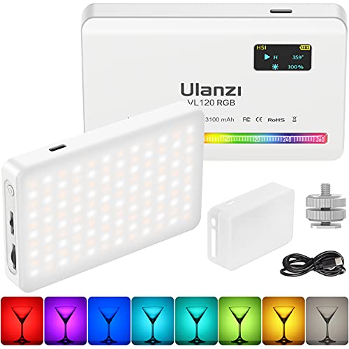 Ulanzi VL120 RGB LED iluminación de vídeo Blanco