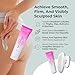Sculpiflex Anti Cellulite Cream, Lifting and Firming Body Cream for Arms, Stomach, and Legs, Smoothing and Hydrating for Soft, Toned Skin, Lightweight, Suitable for All Skin Types (2.82oz)