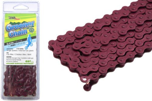 TAYATAYA CHAIN LINKS 410H 1/2 x 1/8 SINGLE SPEED PURPLE by Taya