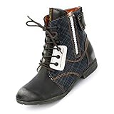  TMA Damen Winter-Stiefeletten 1881 Perlschwarz 39