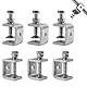 C Klemme, 6 Stück Zwingen, Fixierzange Einstellbar Klemmbereich, weldinger schraubzwinge, Trägerklemme, Zwingen Schraubklemme 0-2,5cm, Klemmen & Spanner, für Schweißen und Tischlerei, Autoreparatur