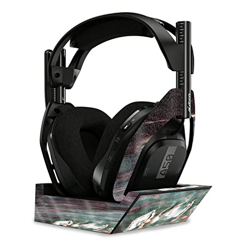 Image of MightySkins Glossy Glitter Skin Compatible with Astro A50 Wireless Headphones + Base Station (Gen 4) - Grunge Marble | Protective, Durable High-Gloss Glitter Finish | Easy to Apply | Made in The USA
