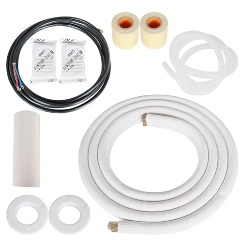 Thomletha 16FT Mini Split Line Set 3/8 and 5/8 Inch