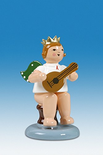 Ange de Noël en bois de 6 cm idée cadeau traditionnel figurine artisanale