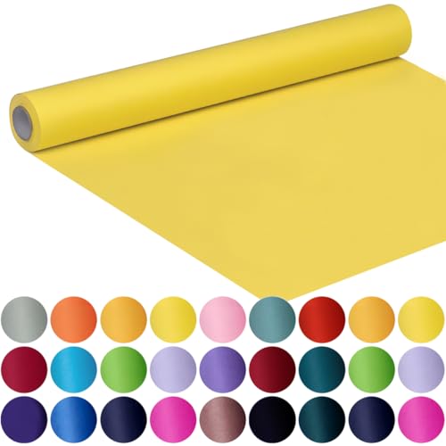 SMART&CASUAL 17.8' x 760' (63') Lemon Yellow Kraft...