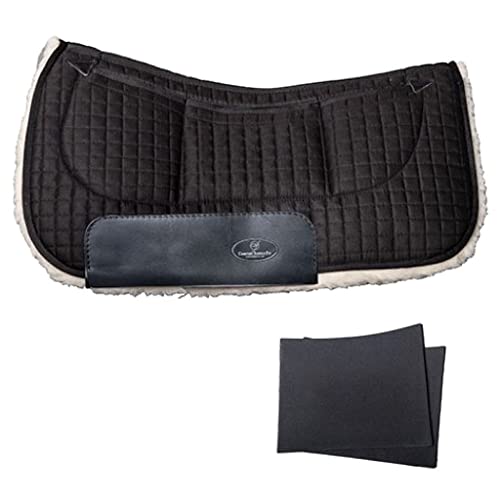 Western Imports CSF Filzpad Aus 100% Schafwolle - Atmungsaktives Sattelpad 75cm