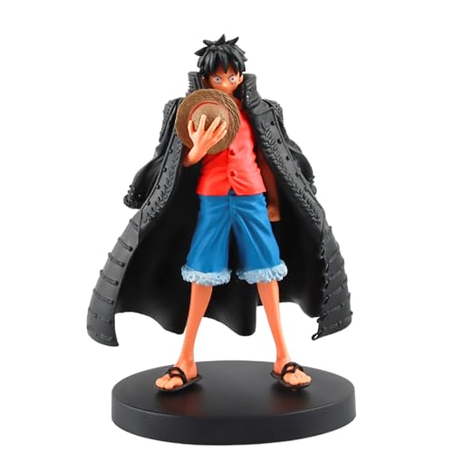 EKKONG One Piece Anime Collection Figurine Action Figure d'Anime Populaire Collection Modèle Jouet Statues Collectibles Ornements De Collecte Statue en PVC Doll Décoration (Rouge)