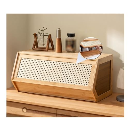 Generisch Staubdichte Schutzvitrine mit Rattan-Tür
