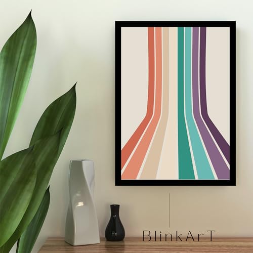 Image of BLINKART Trendy Abstract Wall Art Painting Print Design | Aesthetic Wall Decor Photo Artwork Frame Decoration Hanging For Home Bedroom Living Room Office Wall Decor | T072 | 13x10 Inches
