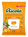 Ingwer Orange-Minze - Bonbons suisses aux Gingembre Orange-Menthe, confiserie traditionnel...