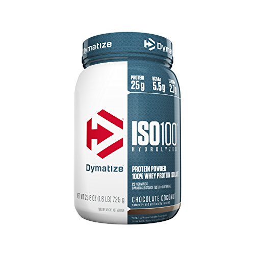 Iso 100 - 100% Hidrolyzed (725G) - Sabor Chocolate Coconut, Dymatize Nutrition