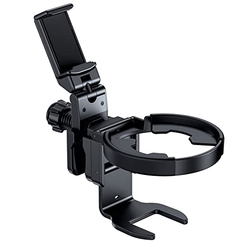 WixGear Stroller Cup Holder with Phone Stand Holder, 2-in-1 Universal Cup Phone Holder for Stroller, Wheelchair, Walker, with New Phone Stand (Newer Version) - Thumbnail 7
