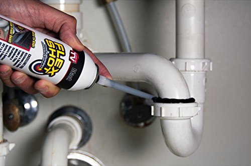 Flex Shot Rubber Adhesive Sealant Caulk, 8-Oz, Clear #TOP5