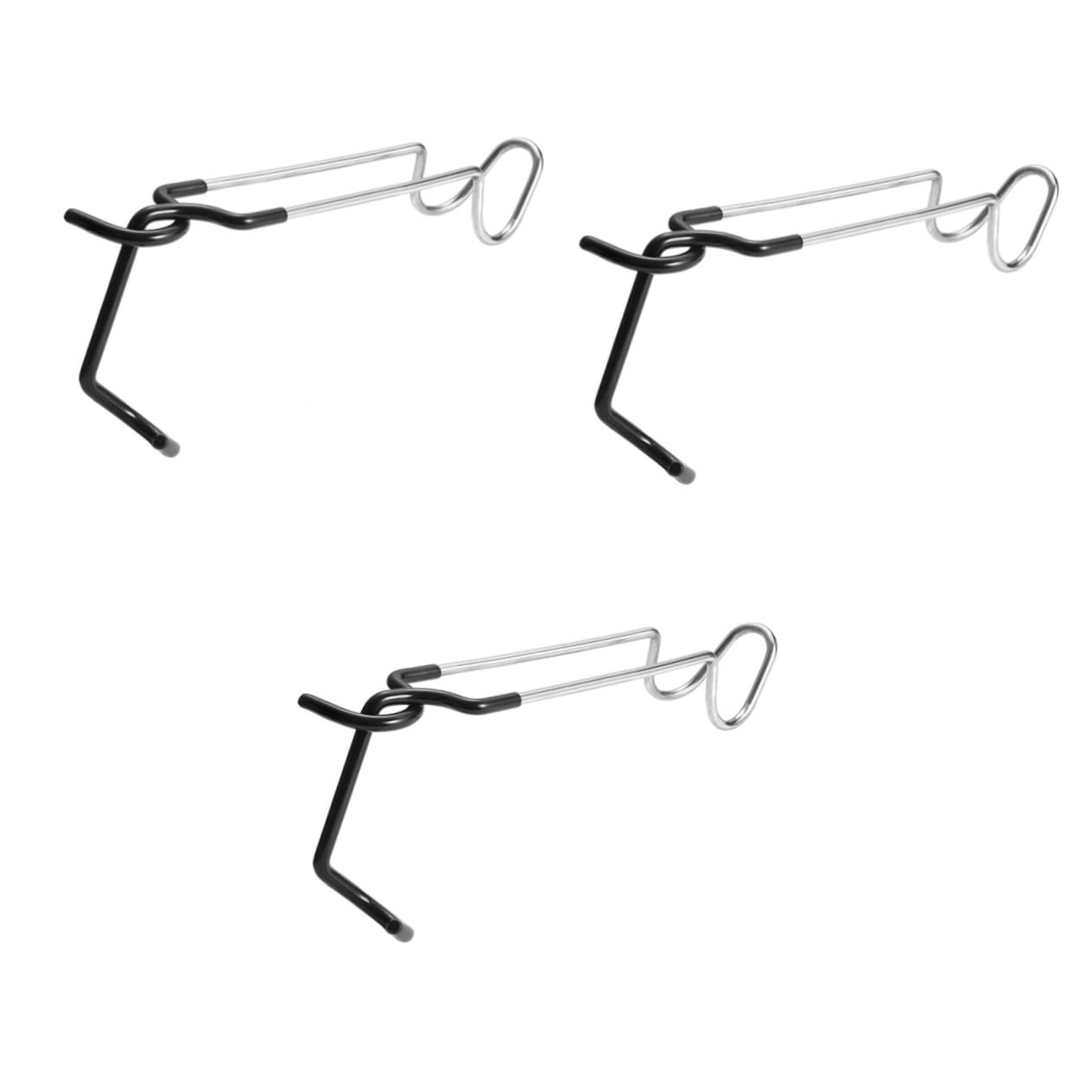INOOMP 3Pcs Gancio Luce Ganci in Acciaio Inox Ganci Luce Esterna Ganci Esterni per Appendere Appendiabiti Campeggio Appendiabiti Campeggio Luci Campeggio per Tenda Lampada