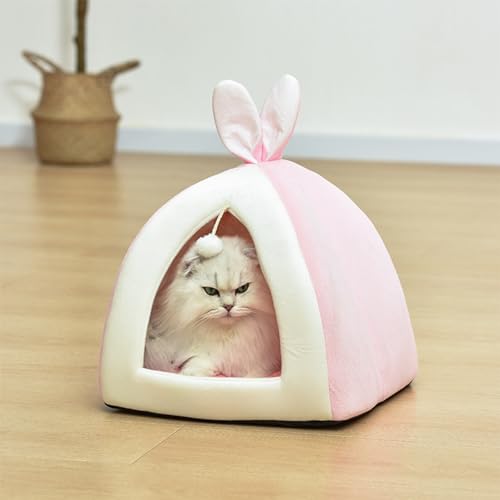 Caverna do gato,Cama do gato - Cama macia para animais de estimação,Ninho de pelúcia para gatos, cam