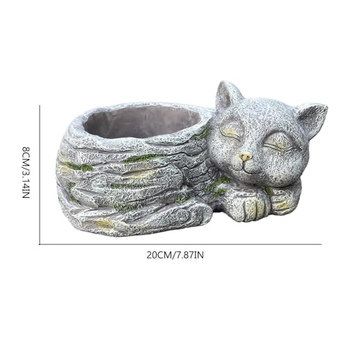 Macetero para gatos durmiendo ideal para regalar a entusiastas 5