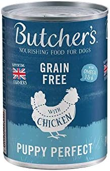 BUTCHER'S Puppy Wet Dog Food Tin Cans Grain Free 9.6kg (24 x 400g)