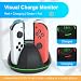 Switch Controller Charging Dock for Nintendo Switch JoyCon, Charger Docking Station for Nintendo 4 JoyCons, Image 7 Switch Controller Charging Dock for Nintendo Switch JoyCon, Charger Docking Station for Nintendo 4 JoyCons, Image 7