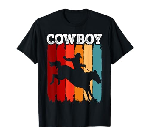 Western Outfits Nashville Men Boys Kids Country Rodeo Cowboy T-Shirt