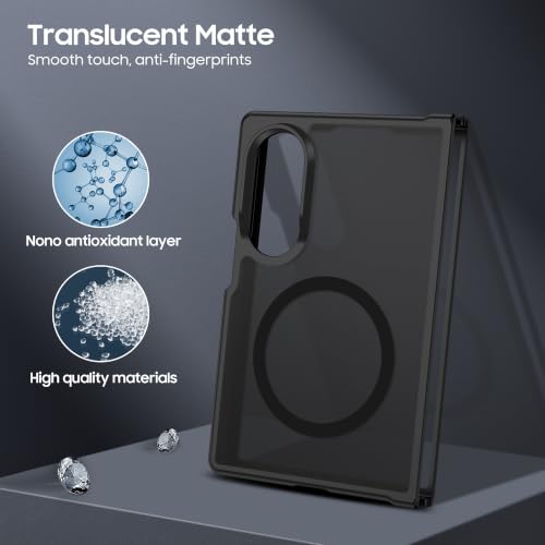 MAKAVO Magnetic for Samsung Galaxy Z Fold 8 Case, for MagSafe, Black by MAKAVO - Used condition - Image 6
