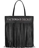 Victoria's Secret Einkaufstasche, Kunstleder, limitierte Auflage, September 2018, Schwarz