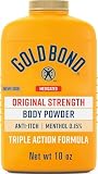 Gold Bond Medicated Body Powder, Anti-Itch, Absorbs & Cools, 10 Oz