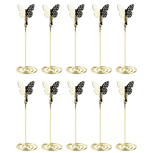 KIPETTO Butterfly Table Number Holders Rosegold