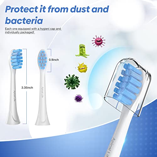 Replacement Toothbrush Heads Compatible With Philips Sonicare, Electric Toothbrush Heads Compatible With C1 C2 C3 G2 W2 G3 W3 A3 Plaque Control Gum Care 4100 5100 6100 Diamond Protective Clean #TOP3