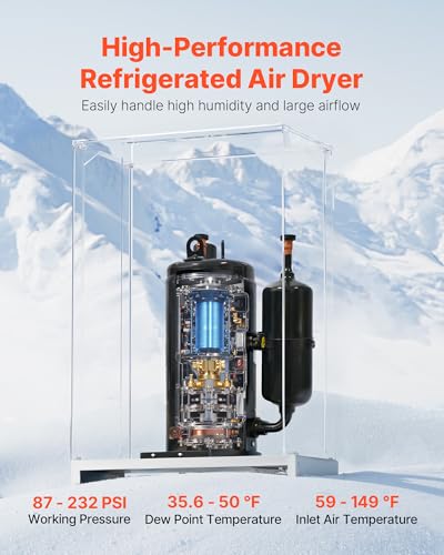 VEVOR 125 CFM Refrigerated Air Dryer