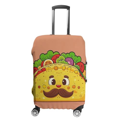 Mexican Corn Rolls Luggage Covers for Suitcases, Washable Travel Accessories, Anti-Scratch & Dust Protection Suitcase Cover Protector Fits 19-32 Inch Luggage S