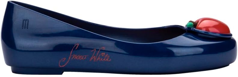 mini melissa Girl's Sweet Love + Disney Princess Jelly Ballet Flat for Kids - Jelly Ballerina Shoes for Girls, Disney-Inspired Ballet Flat