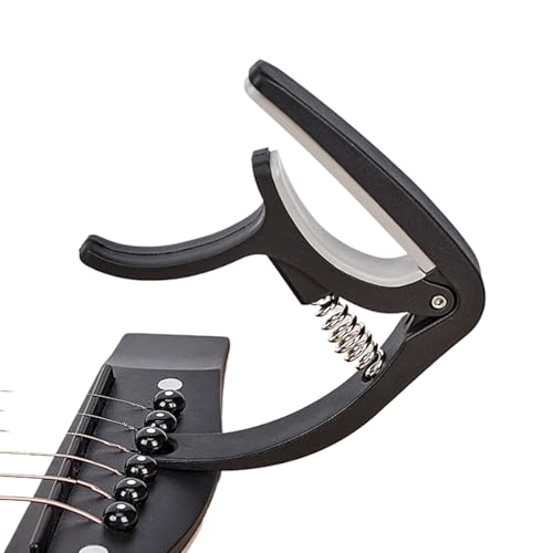 Gitarrenkapodaster, klassische Gitarre Stimmklemme, tragbare federbelastete Bundklemme, Schnellwechselzubehör für akustische, klassische elektrische Folk-Gitarren, Aufführungen, Aufnahme