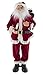 Produktbild Das Kostümland Santa Weihnachtsmann Deko Figur mit Sound & Bewegung - 90 cm - Nikolaus Musik Weihnachtsdeko Weihnachten Advent