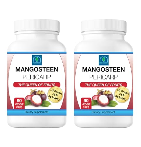 MOJObody Freeze Dried Mangosteen Pericarp Capsules 2PK, 1.5 Grams...