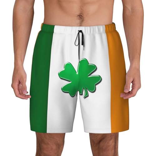Short de bain respirant homme drapeau irlande séchage rapide