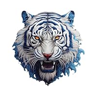 Car Stickers - Tiger Totem Car Sticker - Waterproof, UV-Resistant, Scratch-Resistant, Easy to Apply and Remove, Suitable for Cars, Motorcycles, Trucks, Wall and Other Smooth Locations