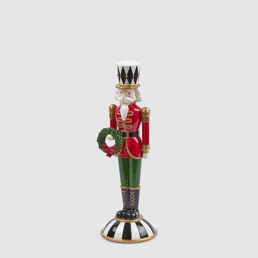 EDG Enzo De Gasperi Dekofigur Schachfigur, Höhe 30 cm, Durchmesser 10 cm, Grün Rot