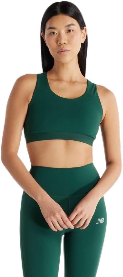 New Balance Women's Nb Sleek Medium Support Pocket Sports Bra