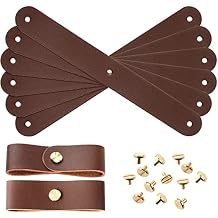 Chunful 6 Pcs Halter Breakaway Replacement Strap Breakaway Halter Replacement Straps Horse Leather