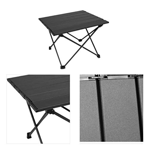 Mesa dobrável Besportble, mesa de jantar portátil e extra resistente de alumínio para uso ao ar livr